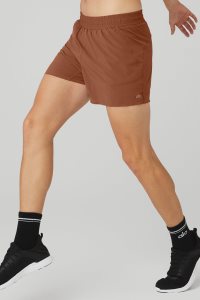 Alo Yoga 5 Adapt Kurze Hose Rot | ICXEATO-12