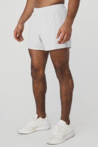 Alo Yoga 5 Adapt Kurze Hose Silber | UMTIOCG-07