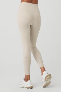 Alo Yoga 7/8 High-Taille Airbrush Leggings Beige | AHZEUPK-85