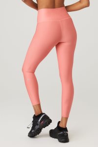 Alo Yoga 7/8 High-Taille Airlift Leggings Rosa | ARCKDVX-74