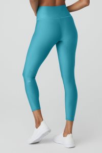 Alo Yoga 7/8 High-Taille Airlift Leggings Blau | GUWADRQ-17