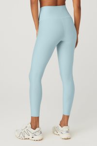 Alo Yoga 7/8 High-Taille Airlift Leggings Blau | WHTJRVA-47