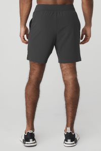 Alo Yoga 7 Repetition Kurze Hose Dunkelgrau | UKCDJEY-95