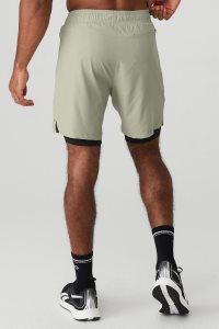 Alo Yoga 7 Unity 2 In 1 Kurze Hose Schwarz | RKCMLHX-35