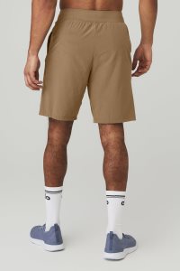 Alo Yoga 9 Repetition Kurze Hose Khaki | GUDIKZA-60