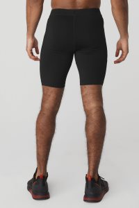 Alo Yoga 9 Warrior Compression Leggings Schwarz | DXQKMGN-47