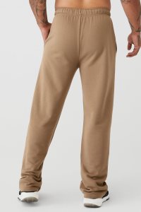 Alo Yoga Accolade Gerade Leg Sweatpant Sporthosen Khaki | HJSNYKW-72