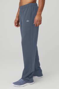 Alo Yoga Accolade Gerade Leg Sweatpant Sporthosen Navy Blau | NWFILAX-65