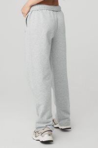 Alo Yoga Accolade Gerade Leg Sweatpant Sporthosen Grau | VKUJQHI-19
