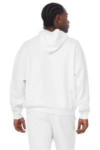 Alo Yoga Accolade Hoodie Weiß | HREKLBG-58