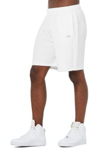 Alo Yoga Accolade Sweat Kurze Hose Weiß | UXTGFZN-85