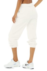Alo Yoga Accolade Sweatpant Sporthosen Weiß | RNMUSFZ-38
