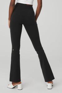 Alo Yoga Airbrush 7/8 High Taille Flutter Leggings Schwarz | JQUHSOI-03