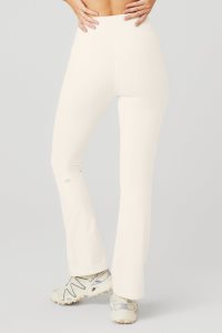 Alo Yoga Airbrush High-Taille Bootcut Leggings Weiß | KQYCHSM-93