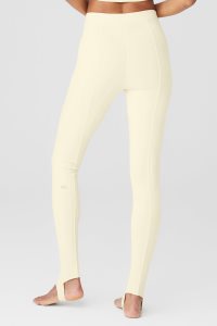 Alo Yoga Airbrush High-Taille Enso Leggings Hellgelb | KBJDCEV-73