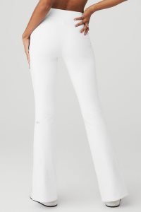Alo Yoga Airbrush High-Taille Flutter Leggings Weiß | AJHDQVU-08