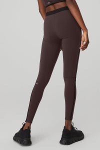 Alo Yoga Airbrush High-Taille Streamlined Leggings Schwarz | LAVBWDQ-13