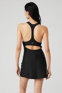 Alo Yoga Airlift Fly Kleider Schwarz | OHFLDBK-61