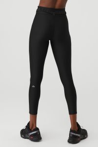 Alo Yoga Airlift High-Taille 7/8 Charmer Leggings Schwarz | FRYPUCB-18