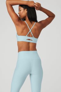 Alo Yoga Airlift Intrigue BHs Blau | HIUCWFE-19