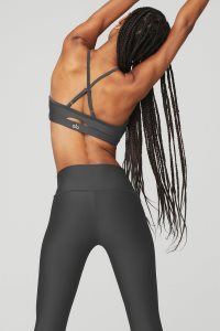 Alo Yoga Airlift Intrigue BHs Dunkelgrau | IJYBWMU-71
