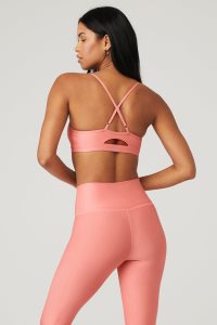 Alo Yoga Airlift Intrigue BHs Rosa | LFASPKY-84