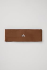 Alo Yoga Airlift Stirnband Braun | GRXTZJA-01