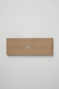 Alo Yoga Airlift Stirnband Khaki | VJYTHBA-53