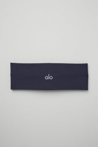 Alo Yoga Airlift Stirnband Navy | HPMASRE-81