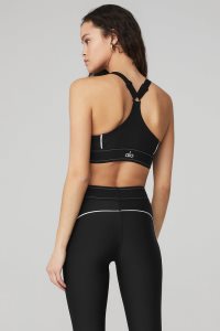 Alo Yoga Airlift Suit Up BHs Schwarz | JACRXOS-83