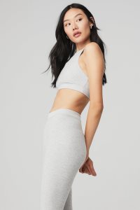 Alo Yoga Alosoft Iconic 90's BHs Grau | RWEUZAQ-68