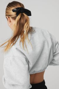 Alo Yoga Alosoft Rhythm Scrunchie Stirnband Schwarz | VOTLQGN-29