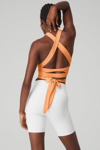 Alo Yoga Alosoft Switch It Up BHs Orange | RTIJFPO-30