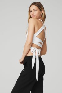 Alo Yoga Alosoft Switch It Up BHs Weiß | ESPXNMW-65