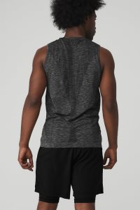Alo Yoga Amplify Seamless Muscle Muskelshirt Schwarz | BAQDIRV-09