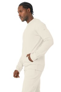 Alo Yoga Base Sweatshirt Hoodie Beige | JFNWECM-14
