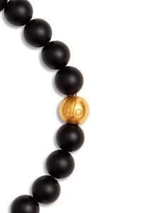 Alo Yoga Black Onyx Mala Bracelet Schmuck Schwarz | EMNKTRA-89