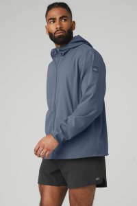 Alo Yoga Cadence Jacke Navy Blau | KXDRNGC-80