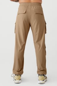Alo Yoga Cargo Venture Pant Sporthosen Khaki | BVGYSQC-15
