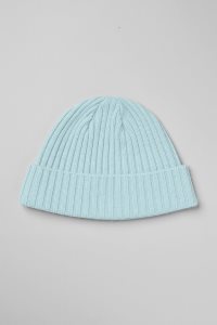 Alo Yoga Cashmere Blend Rib Mütze Blau | MKRVTQG-40