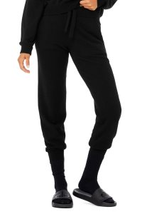 Alo Yoga Cashmere Jet Set Socken Schwarz | GIOTQDN-78