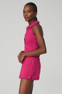 Alo Yoga Charmed Tennis Kleider Rot | YATGHUC-84