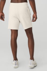 Alo Yoga Chill Kurze Hose Beige | SYBILQN-17