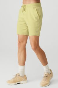 Alo Yoga Chill Kurze Hose Gelb | GLSQIAN-20
