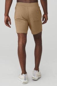 Alo Yoga Chill Kurze Hose Khaki | EIAFTCM-70