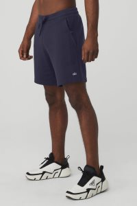 Alo Yoga Chill Kurze Hose Navy | RCJFYHI-23