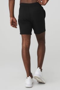 Alo Yoga Chill Kurze Hose Schwarz | RGQILKH-62