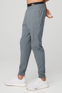 Alo Yoga Co-Op Pant Sporthosen Grau Blau | YTORWXH-61