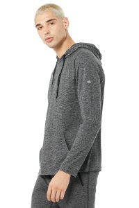 Alo Yoga Conquer Hoodie Tiefesgrau | GSOILFN-81