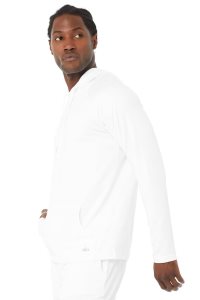Alo Yoga Conquer Hoodie Weiß | OBZNSMG-21